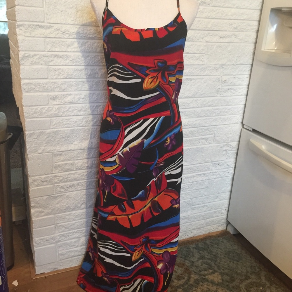 Kelly Stevens spaghetti strap maxi dress